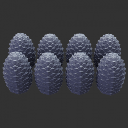 Cast Iron Cones 8 pcs